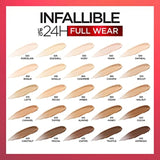 L'Oreal Paris Makeup Infallible Full Wear Waterproof Matte Concealer, Cedar