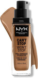 NYX Professional Makeup Can'T Stop Won'T Stop Full Coverage Liquid Foundation - 12.7 Neutral Tan