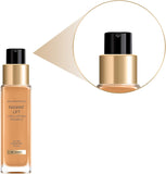 Max Factor Radiant Lift Foundation with Hyaluronic Acid for a Radiant and Long-Lasting Complexion, Colour 200 Soft Sable, 30 Ml