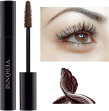 VERONNI Waterproof Brown Mascara Curling Thick Lengthening Eyelash Mascara,Lifts and Extends Lash Length, Clump Resistant, Non-Smudge Eyelash Colorful Extension Curl Mascara Makeup (05-Brown)