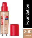 Rimmel London Lasting Finish 25 Hour Foundation with Comfort Serum, 200 Soft Beige