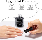 AIMEILI Nail Prep Bond Primer, UV LED Gel Foundation for Acrylic Powder and Builder Gel