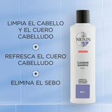 NIOXIN System 5 Cleanser Shampoo 1L, for Chemically Treated Hair with Light Thinning