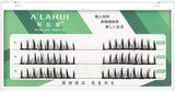 A"LAHUI 3 Pack Anime Eyelashes, Manga Lashes, Cosplay False Lashes, Individual Cluster Extension Lashes, Mixed Styles (5 - Cluster)