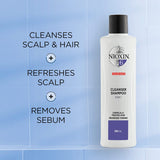 NIOXIN System 6 Duo Pack, Cleanser Shampoo + Scalp Therapy Revitalising Conditioner (1L + 1L), for Chemically Treated Hair with Progressed Thinning