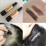 DISAAR Beauty Hair Care Balm Hide White Grizzle Hair Color Lipstick 10G (BROWN)