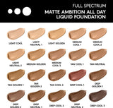 Covergirl Full Spectrum Matte Ambition All Day Foundation - FS405 Deep Neutral 1 for Women 1 Oz Foundation