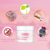 Saviland Clear Acrylic Powder 4.23Oz - Professional Crystal Polymer Clear Nail Powder Acrylic Nail System for Acrylic Nails Extension Large Capacity No Need Nail Lamp