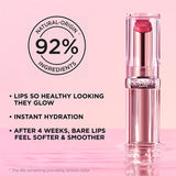 L'Oreal Paris Glow Paradise Hydrating Balm-In-Lipstick with Pomegranate Extract, Beige Eden