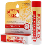 Burt'S Bees 100% Natural All-Weather SPF15 Moisturizing Lip Balm, Water Resistant - 1 Tube