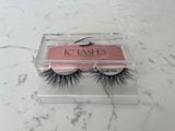 Premium Faux Mink Eyelashes by IC Lashes Lightweight and Soft Luxury Volume Fake Lashes Natural Look Wispy Short Fluffy Cat Eye False Lashes Perfect for Dating, Night Outs, Wedding and Party.