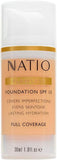 Natio SPF15 Flawless Foundation, Light Honey, 30Ml