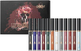 Skull Diamond Lip Gloss Pearlescent Colorful Lip Color Liquid Lipstick Colorless Lip Glaze Rich Lip Oil 11 Color Set