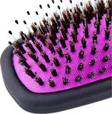 Wetbrush Pro Shine Enhancer Boar Bristle Hair Brush, Black