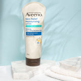 Aveeno Skin Relief Moisturising Non-Greasy Body Lotion 24-Hour Cool & Soothe Extra Dry Itchy Sensitive Skin 225Ml