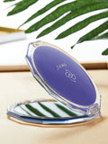 OMIRO Compact Mirror, 3½" 1X/10X Magnification Mini Folding Makeup Mirror for Purses (Color of the Year 2022 - Very Peri)