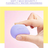 Jessup Makeup Sponge Blender Set 5Pcs Cosmetic Puff Non Latex, Soft, Flawless for Liquid Cream Powder SP010