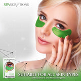 Spascriptions Cucumber Hydrogel Under-Eye Pad, 8 Count