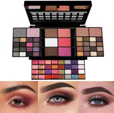 74 Colors Makeup Kit for Women Full Kit All in One Makeup Kit Including 36 Eyeshadow Makeup,16 Lip Gloss,12 Glitter Cream, 4 Concealer, 3 Blusher,1 Bronzer, 2 Highlight and Contour