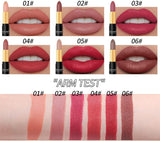 Joyeee 6Pcs Matte Lipstick for Women, Velvet Rich Beige Nude Rose Pink Brown Red Lipstick Set, Long Lasting Waterproof Non-Stick Cup Lip Makeup Gift Sets for Girls, Women and Mum Gift Box