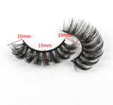 10 Pairs 7D False Lashes ,False Lashes Wispy False Eyelashes Short Fake Eyelashes Fluffy for Women'S