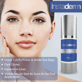 Instant Puffy Eye & Lift Treatment - Removes under Eye Bags & Puffiness. Eliminate Dark Circles & Wrinkles. Naturally Ageless Hydrating Cream. Disappears before Your Eyes within Minutes.