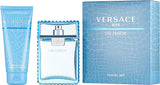 Versace Man Fraiche Eau De Toilette Gift Set for Him (Pack of 2)