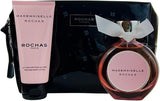 Rochas Mademoiselle Eau De Parfum 3 Piece Gift Set for Women