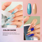 Coscelia 40 Pcs Gel Nail Polishes Kit with 36W LED U V Nail Lamp Curing Gel Polish Set with Popular Gel Nail Polish Base Top Coat Gel Nail Set DIY at Home,Nail Manicure Tools for Nail Design