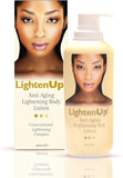 Lightenup Anti-Aging Body Lotion 400Ml - Formulated to Fade Dark Spots, Anti-Aging and Anti-Oxidant Properties, with Argan Oil and Shea Butter