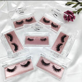 Premium Faux Mink Eyelashes by IC Lashes Lightweight and Soft Luxury Volume Fake Lashes Natural Look Wispy Short Fluffy Cat Eye False Lashes Perfect for Dating, Night Outs, Wedding and Party.