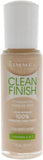 Rimmel Clean Finish Foundation 1 Ounces Soft Ivory