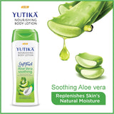 Yutika Softtouch Nourishing Body Lotion for Long Lasting Moisture and Soothing Skin for Men and Women (Aloe Vera, 500Ml)