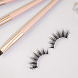 Happy Heartbeat 3D False Lashes Wispy Natural - Faux Mink Lashes Cat-Eye Handmade Luxurious Soft Fluffy Dramatic False Eyelashes 10 Pairs (H4)