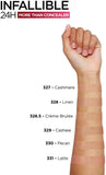 L'Oreal Paris Concealer, Full Coverage, Longwear with a Matte Finish, Infallible 24H More than Concealer, 330 Pecan