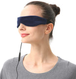 Telepepe Heated Eye Mask Blepharitis Eye Compress Relieve MGD, Dry Eyes, Eye Fatigue Three Temperature Settings Adjustable (Navy Blue)