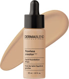 Dermablend Flawless Creator Lightweight Foundation - Oil Free Formula - Never Cakey - Covers Skin Blemishes - Weightless Coverage - Suitable for Normal, Combination and Oily Skin - 40N - 30 ML