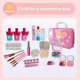 My First Jimmgor 21 PCS Mermaid Makeup Toys Kit, Princess Makeup Kit, 3 Years Old+, Girls Birthday Gifts, Fostering Girls Interest in Make-Up and Enhancing the Pursuit of Beauty.