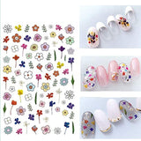 DAWNTREES Nail Stickers,8 Sheets Butterfly Nail Decals Nail Accessories for Women Girl Kids Nail Stickers，Diy，For Nail Art Decorations Supplies Women Girls Gift