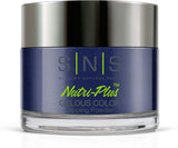 SNS Gelous M2 Nail Dipping Powder, Blue, 28 G