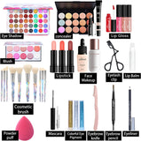 Joyeee All-In-One Makeup Gift Set Travel Makeup Kit Complete Starter Makeup Bundle Lipstick Concealer Lipgloss Blushes Powder Eyeshadow Palette Cosmetic Palette for Teen Girls & Adults #10