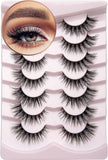 Onlyall Lashes Natural Look False Eyelashes Volume Lashes Mink Soft Eye Lashes Fluffy False Lashes 13MM A12