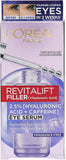 L'Oréal Paris, Face Serum, Hydrating & Plumping, Revitalift Filler 1.5% Pure Hyaluronic Acid, 30 Ml