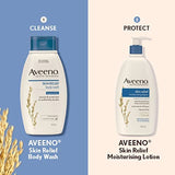 Aveeno Skin Relief Moisturising Non-Greasy Body Lotion 24-Hour Cool & Soothe Extra Dry Itchy Sensitive Skin 225Ml