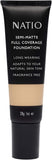 Natio Semi-Matte Full Coverage Foundation - Nutmeg, 30 G