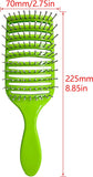 Hair Brush - Curved & Vented Detangling Hair Brush for Women Long, Thick, Curly and Tangled Hair, Blow Drying Detangling and Head Massage Hair Styling (Purple)