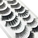 Emanya False Eyelashes,10 Styles Faux Mink Natural Look Eye Lashes,10-16Mm Length Fluffy Cat Eye Fake Eyelashes,Fit Any Eyes Shape Wispy False Lashes Resuable 10 Pairs Pack