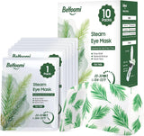 Behoomi Steam Eye Mask for Dry Eyes, 10 Packs TEA TREE Heated Eye Mask Disposable Eye Masks for Dark Circles and Puffiness, Moist Heat Warm Eye Compress for Tired Eyes, Stress Relief