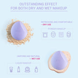 Jessup Makeup Sponge Blender Set 5Pcs Cosmetic Puff Non Latex, Soft, Flawless for Liquid Cream Powder SP010