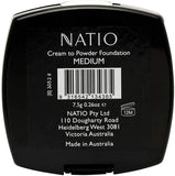 Natio Cream to Powder Foundation, Light, 7.5G